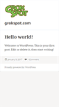Mobile Screenshot of grokspot.com
